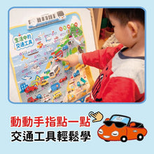 Load image into Gallery viewer, 有聲掛圖:交通工具陸海空大集合