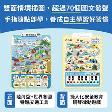 Load image into Gallery viewer, 有聲掛圖:交通工具陸海空大集合