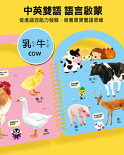 Load image into Gallery viewer, FOOD超人認知手提書|趣味ㄅㄆㄇ|歡樂農場|美味食物|有趣123|好玩ABC|交通工具|可愛動物|日常生活