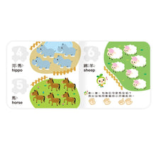 Load image into Gallery viewer, 小手拼拼學習書 嵌入學習書套盒:數字1~10、顏色、形狀