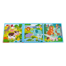 Load image into Gallery viewer, 3合1磁力拼圖:交通 動物 恐龍 海洋