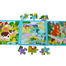 Load image into Gallery viewer, 3合1磁力拼圖:交通 動物 恐龍 海洋