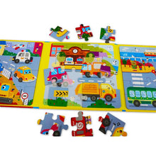 Load image into Gallery viewer, 3合1磁力拼圖:交通 動物 恐龍 海洋