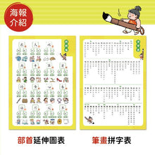 Load image into Gallery viewer, 漢字好好玩:圖卡拼拼300字(內附:136張字卡、1本手冊、1張海報)