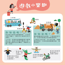 Load image into Gallery viewer, 《交通工具知識多》超長屏風遊戲書