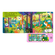 Load image into Gallery viewer, 聲音認知學習書:動物、野生動物、巴士