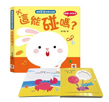 Load image into Gallery viewer, 寶寶安全啟蒙玩具書:這能碰嗎? 這能摳嗎?這能吃嗎?這能玩嗎?