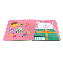 Load image into Gallery viewer, 寶寶認知啟蒙玩具書:顏色 x 形狀 x 比比 x 數數