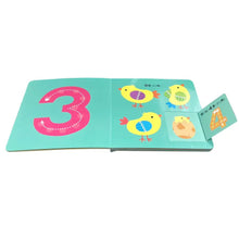 Load image into Gallery viewer, 寶寶認知啟蒙玩具書:顏色 x 形狀 x 比比 x 數數