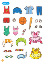 Load image into Gallery viewer, FOOD超人益智遊戲貼紙書-公主變裝秀