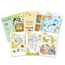 Load image into Gallery viewer, 經典童話遊戲貼紙書:人魚公主 x 三隻小豬 x 小紅帽 x 白雪公主 x 灰姑娘 x 醜小鴨