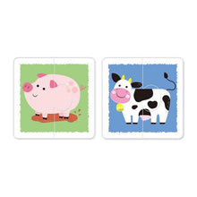 Load image into Gallery viewer, 寶寶的第一套拼圖遊戲:交通工具 x 可愛動物