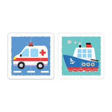 Load image into Gallery viewer, 寶寶的第一套拼圖遊戲:交通工具 x 可愛動物