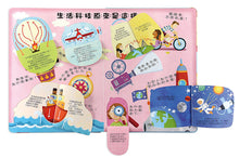 Load image into Gallery viewer, 我的知識百科翻翻書:奇妙動物、生活中的為什麼、世界地圖、世界名人、交通工具、恐龍世界