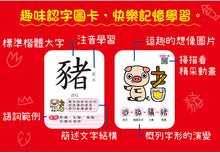 Load image into Gallery viewer, 記憶認字圖畫卡:動物植物