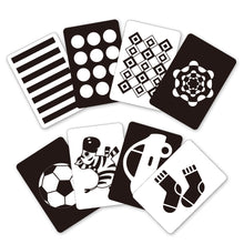 Load image into Gallery viewer, 0歲早教卡:黑與白