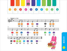 Load image into Gallery viewer, 忍者兔趣味鋼琴雙語有聲學習書