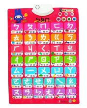 Load image into Gallery viewer, 忍者兔3D立體觸控有聲學習掛圖:ㄅㄆㄇ、動物世界、交通工具、ABC