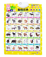 Load image into Gallery viewer, 忍者兔3D立體觸控有聲學習掛圖:ㄅㄆㄇ、動物世界、交通工具、ABC