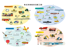 Load image into Gallery viewer, 我的交通工具磁貼遊戲