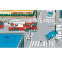 Load image into Gallery viewer, 救援車小隊出任務:救護車彼得+雲梯車威威+垃圾車拉拉出任務