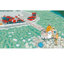 Load image into Gallery viewer, 救援車小隊出任務:救護車彼得+雲梯車威威+垃圾車拉拉出任務