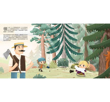 Load image into Gallery viewer, 童話知識小百科翻翻書:小紅帽 x 韓賽爾 x 白雪公主 x 小美人魚