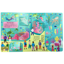 Load image into Gallery viewer, STEAM全知識翻翻書:逛逛水族館--預購