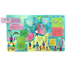 Load image into Gallery viewer, STEAM全知識翻翻書:逛逛水族館--預購