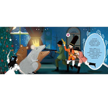 Load image into Gallery viewer, 音樂故事繪本系列:柴可夫斯基胡桃鉗音樂故事【古典布紋封面典藏版】