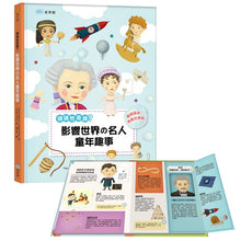 Load image into Gallery viewer, 猜猜他是誰?影響世界の名人童年趣事(翻翻書)