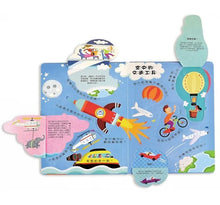 Load image into Gallery viewer, 我的知識百科翻翻書:奇妙動物、生活中的為什麼、世界地圖、世界名人、交通工具、恐龍世界