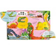 Load image into Gallery viewer, 我的知識百科翻翻書:奇妙動物、生活中的為什麼、世界地圖、世界名人、交通工具、恐龍世界