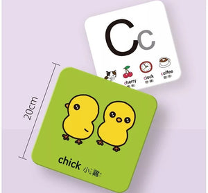 Baby’s視覺認知 大圖卡：注音ㄅㄆㄇ x 數字123 x 字母ABC